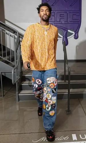 Malik Ahmad Monk wearing Better With Age jeans