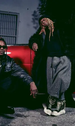 Lil Wayne’s Outfit in Prada Jacket, Comme Des Garcons Pants & Rick Owens Sneakers (2023)
