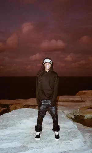 Tana’s Outfit in Rick Owens Hoodie & Vult Gallery Hat (2023)