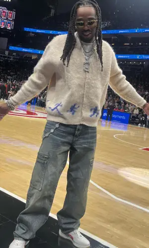 Quavo wearing StarChain World jewelry