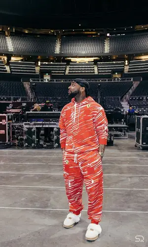 Davido’s Outfit in Puma Hoodie, Joshua Vides & Ferrari (2023)