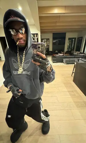 Wiz Khalifa wearing Balenciaga boots