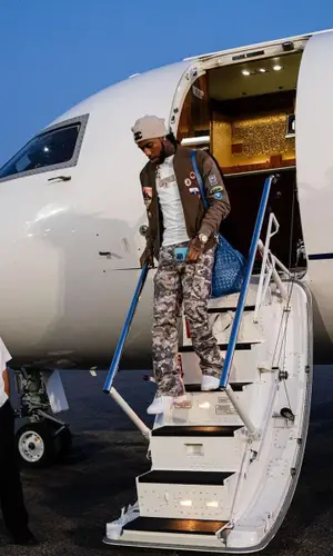 Key Glock wearing Chanel hat