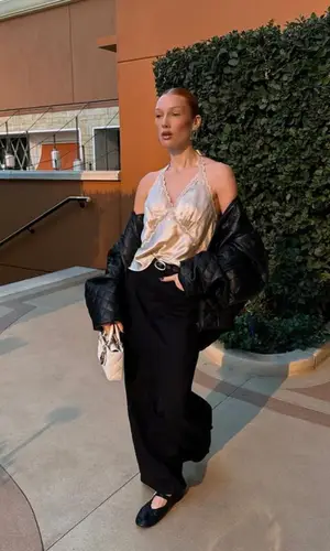Meredith Duxbury wearing The Row boots