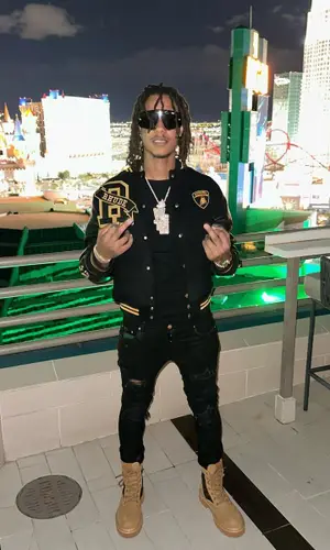 Skilla Baby wearing Pit Viper eyewear