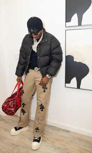 Real Boston Richey wearing Chrome Hearts hat