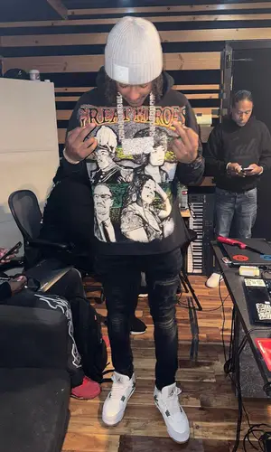 Skilla Baby wearing Cartier eyewear