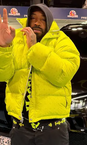 ASAP Bari’s Outfit in Chrome Hearts Jacket, Vlone Hoodie & Endless Denim (2023)
