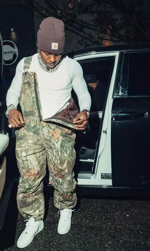DaBaby wearing Realtree other