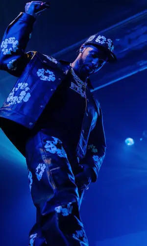 Key Glock wearing Denim Tears cap