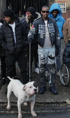 21 Savage wearing coucou bebe75018 jacket