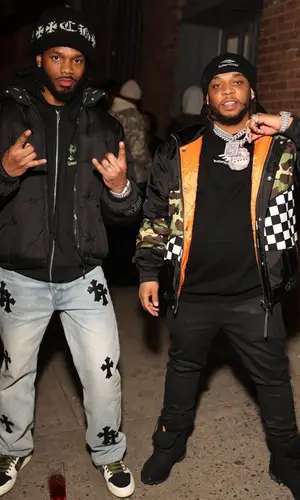 Don Q’s Outfit in Celine Jacket, Amiri Jeans & Balenciaga Hat (2023)