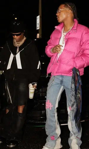 Rylo Rodriguez wearing Balenciaga boots