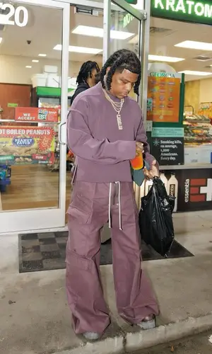 Rylo Rodriguez wearing Rick Owens boots
