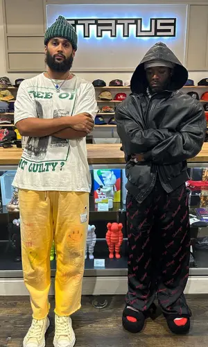 Lil Uzi Vert wearing Balenciaga pants