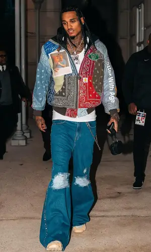 Jordan Clarkson wearing Better With Age jacket