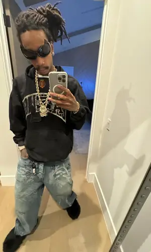 Wiz Khalifa wearing Balenciaga sandal