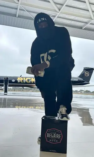 Rick Ross wearing Dolce & Gabbana hoody