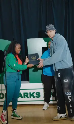 Kyle Kuzma’s Outfit in Enfants Riches Deprimes Hoodie, Lanvin Sneakers & Chanel Hat (2023)