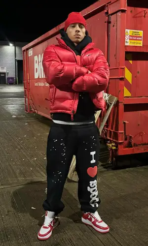 Central Cee wearing Nike jacket