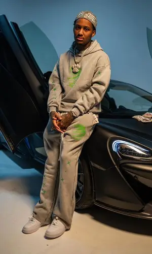 21 Lil Harold wearing Fullypaid pants