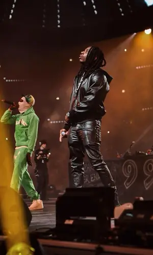 PGF Nuk’s Outfit in Spider Worldwide Hoodie & Nike Sneakers (2023)