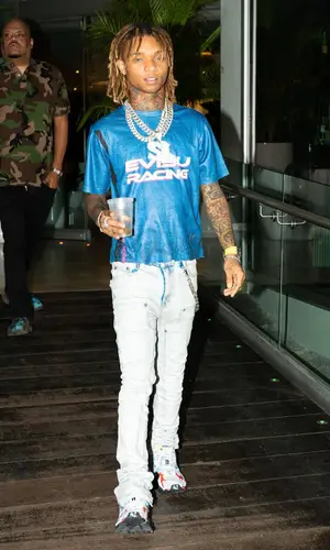 Swae Lee wearing Evisu t-shirt