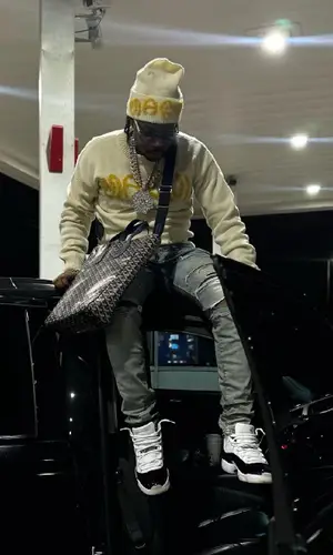 Fivio Foreign wearing Jordan other