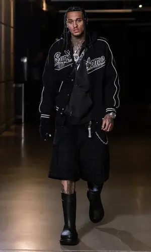 Jordan Clarkson wearing Balenciaga boots