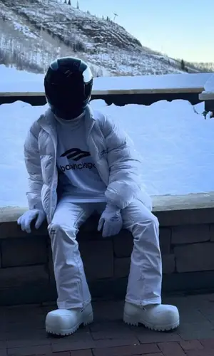 Kim Kardashian’s Outfit in Balenciaga Hat (2024)