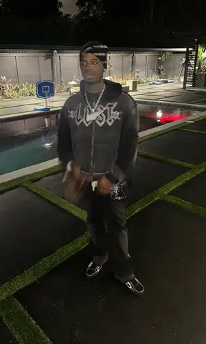 Lil Double 0’s Outfit in Lost Intricacy Hoodie, Dior Sneakers & Balenciaga Hat (2024)