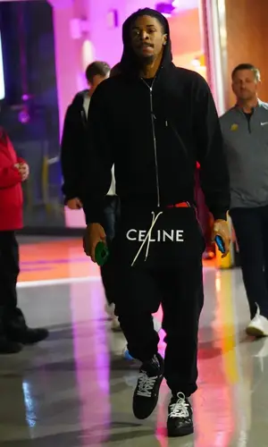 Ja Morant wearing Celine hoody