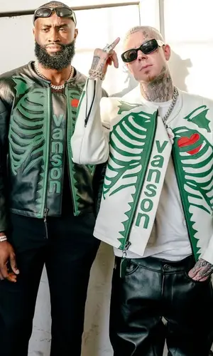 Jaylen Brown’s Outfit in Vanson Leathers Jacket, Balenciaga Eyewear & 7uice (2024)