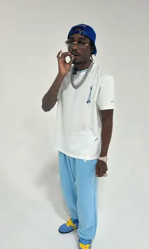 Lil Tjay wearing Gallery Dept. sock
