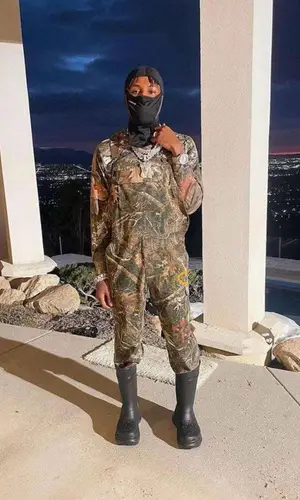 NBA YoungBoy wearing Balenciaga boots