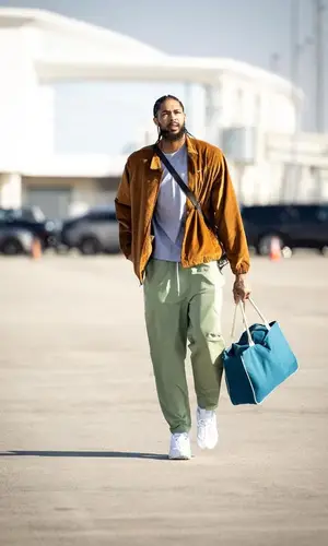 Brandon X. Ingram wearing Nike jacket