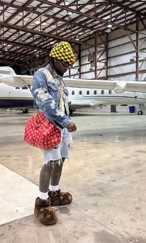 Offset wearing Chrome Hearts jewelry