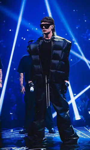 Peso Pluma’s Outfit in Rick Owens Eyewear (2023)