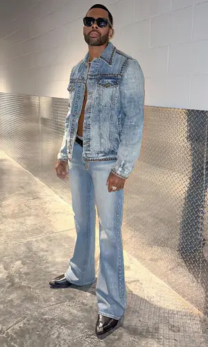 Mario wearing Cout De La Liberte jacket