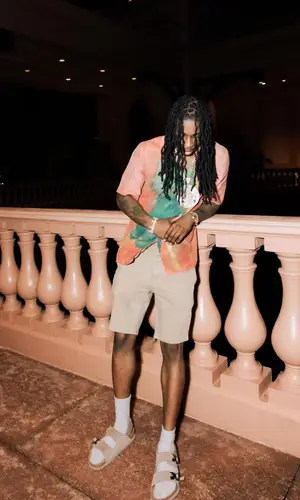 Polo G wearing Dior sandal