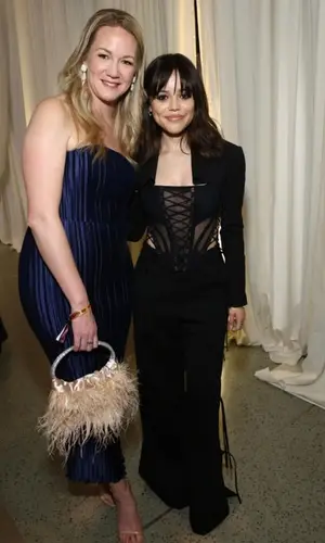 Jenna Ortega wearing Monse trousers