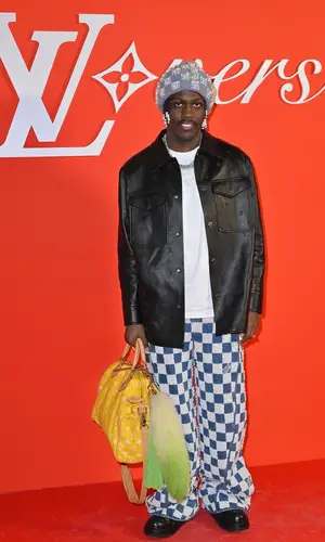 Lil Yachty wearing Louis Vuitton t-shirt
