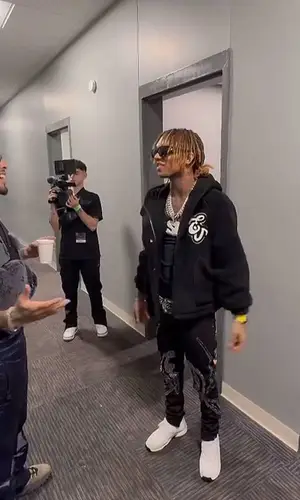 Swae Lee wearing Dior eyewear