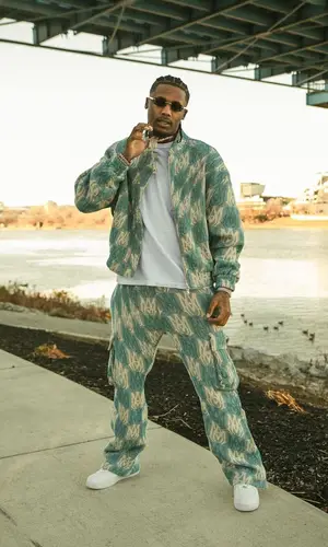 Tee Higgins wearing Cartier eyewear