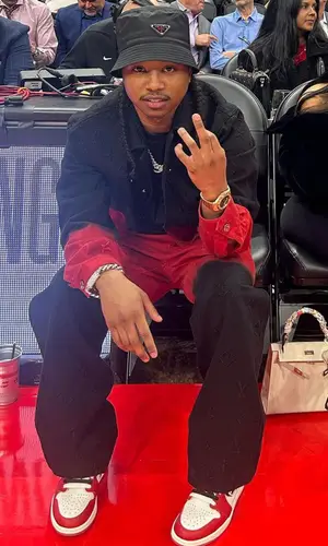 Pressa’s Outfit in Louis Vuitton Jacket, Nike Sneakers & Prada Hat (2024)