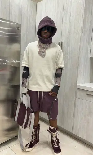 Real Boston Richey’s Outfit in Rick Owens Hat (2024)