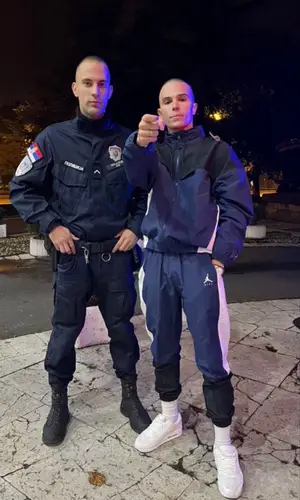 Voyage wearing Jordan jacket