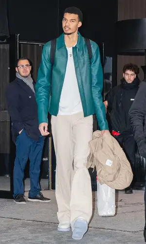 Victor Wembanyama’s Outfit in Louis Vuitton Jacket & Nike (2023)