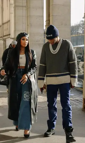 A Boogie Wit Da Hoodie wearing Chrome Hearts sweater