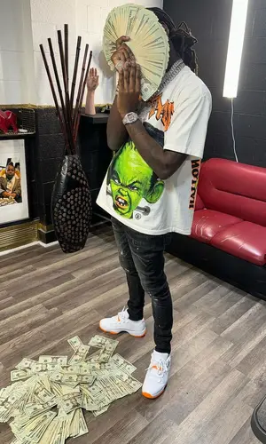SleazyWorld Go wearing Hellstar t-shirt